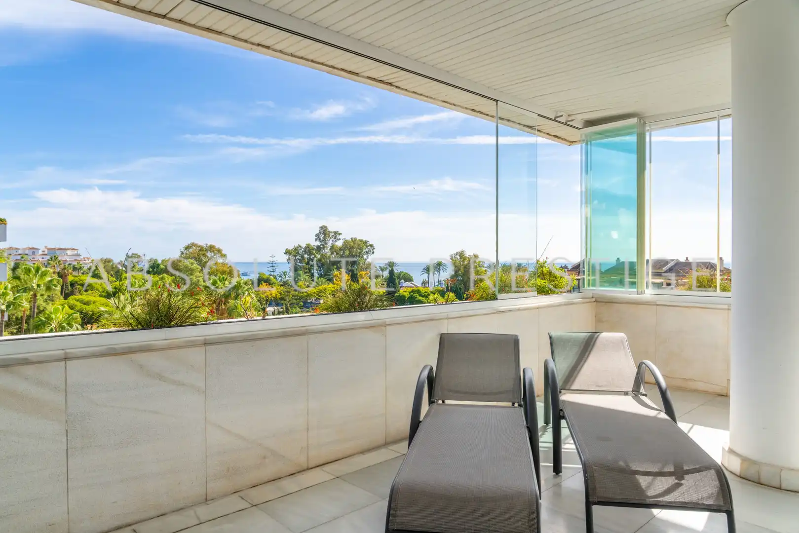 Terrassa de Apartament en venda en Marbella amb Aire condicionat, Terrassa i Piscina