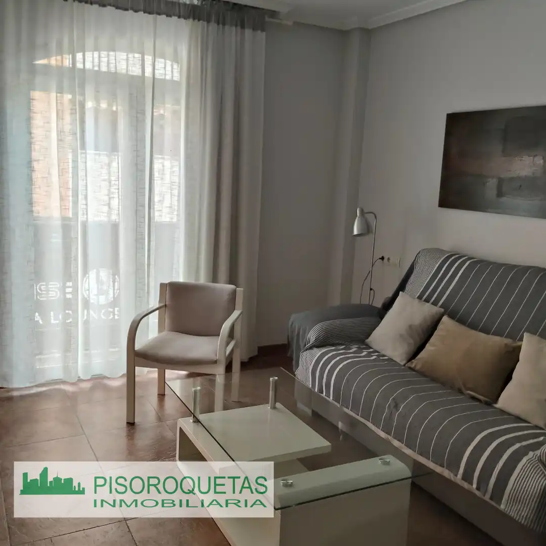 Living room of Flat for rent in Roquetas de Mar  with Air Conditioner, Heating and Terrace