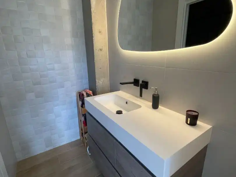 Badezimmer von Wohnung zur Miete in Brazomar
