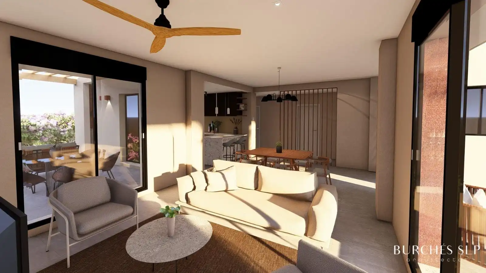 Sala d'estar de Casa o xalet en venda en Alfarb amb Aire condicionat, Calefacció i Jardí privat