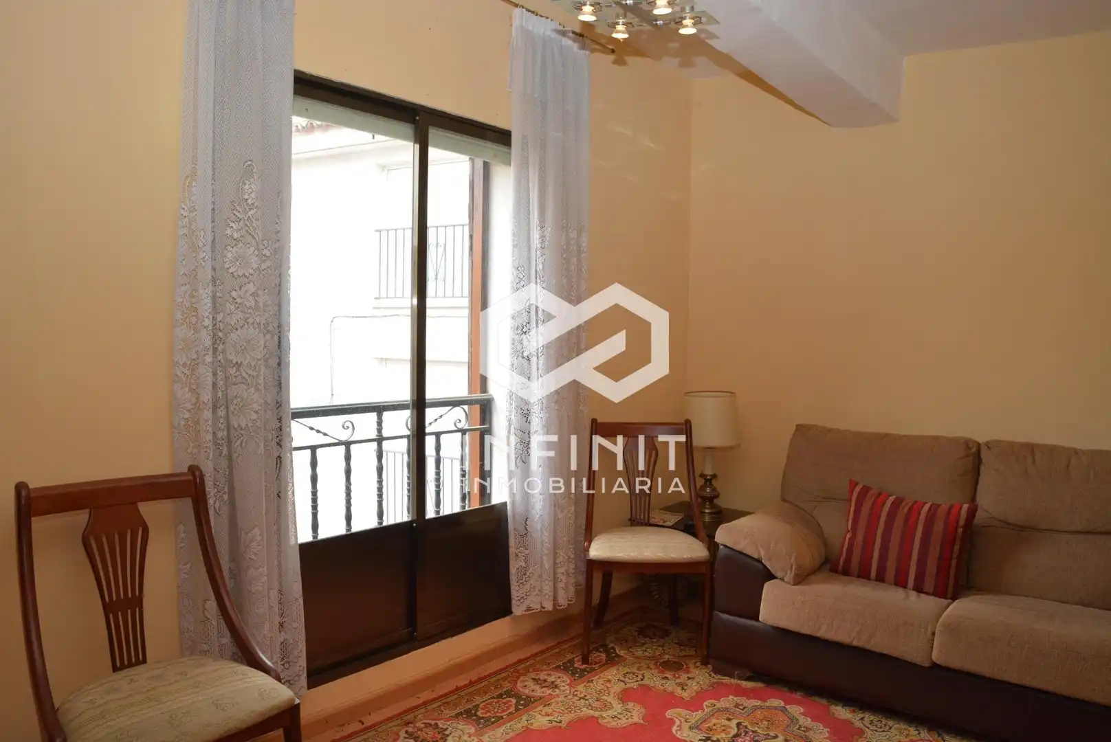 Living room of Houses for sale in Peñalver  with Private garden and Balcony