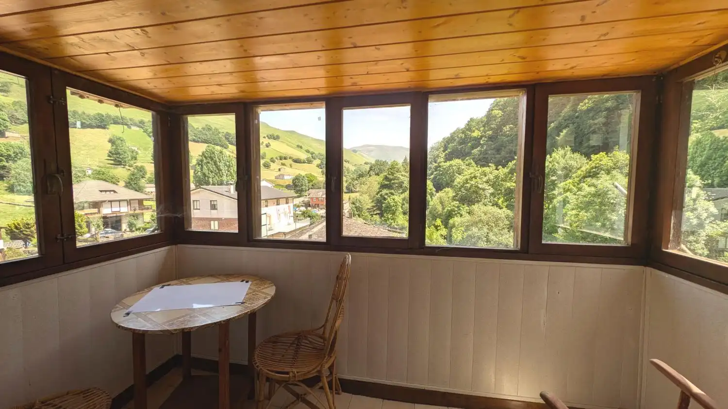 Terrasse von Wohnung zum Verkauf in Vega de Pas mit Heizung, Abstellraum und Möbliert
