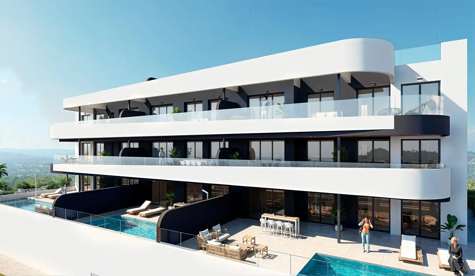 Attico con piscina in vendita a Las Lomas de Rame - Bahía Bella, imagen 4