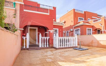 Exterior view of Single-family semi-detached for sale in Los Montesinos  with Air Conditioner, Private garden and Terrace