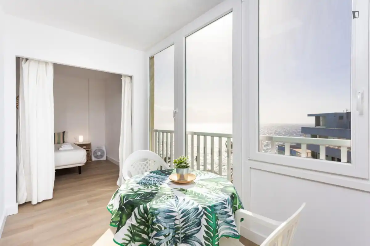 Terrassa de Apartament de lloguer en Candelaria amb Moblat, Forn i Rentadora