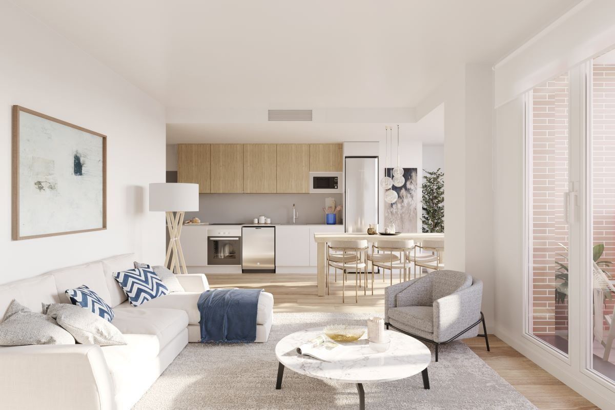 Living room of Flat for sale in Torrent  with Air Conditioner, Heating and Balcony