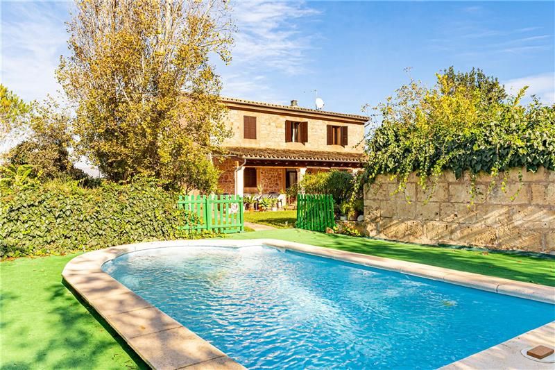 Piscina de Casa o xalet en venda en Algaida amb Aire condicionat, Jardí privat i Terrassa