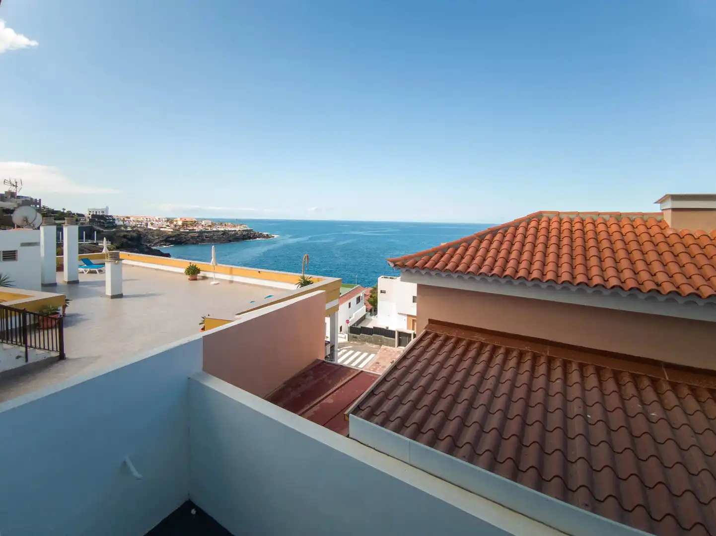 Terrasse von Wohnungen zum Verkauf in Santiago del Teide mit Terrasse, Möbliert und Gemeinschaftspool