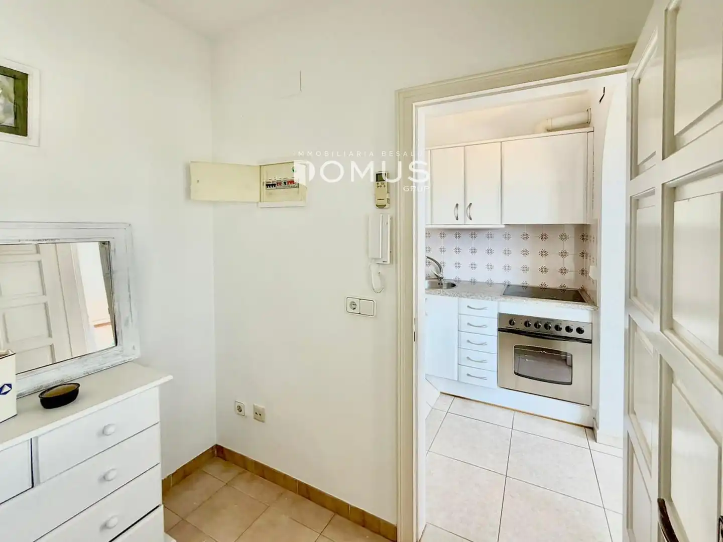 Küche von Maisonette zur Miete in L'Escala mit Klimaanlage, Heizung und Terrasse