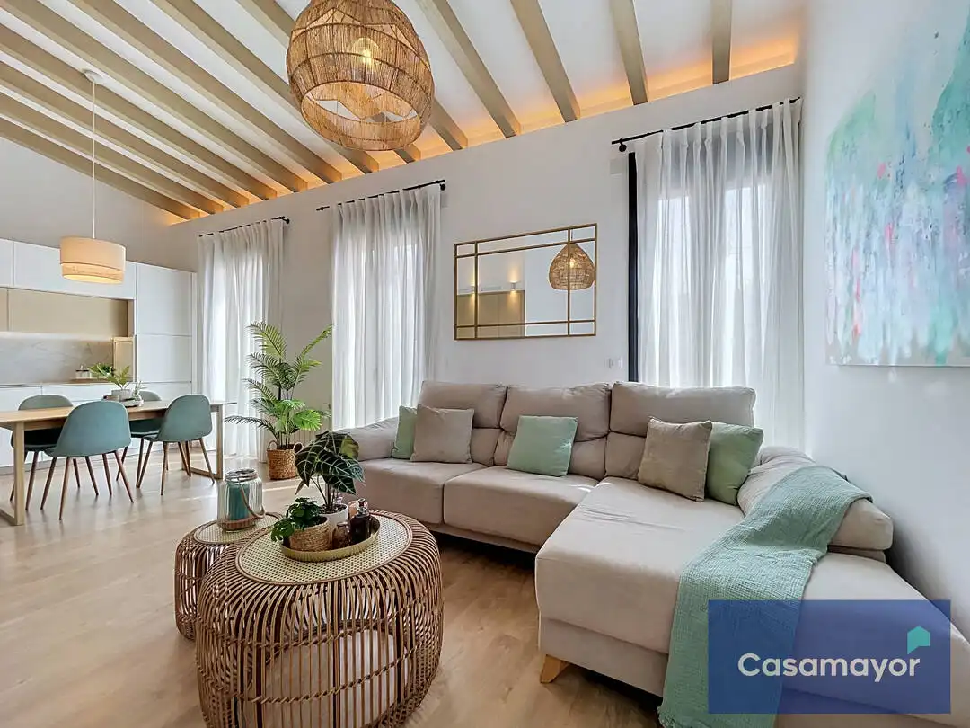 Sala de estar de Piso en venta en Alicante / Alacant con Aire acondicionado, Calefacción y Terraza