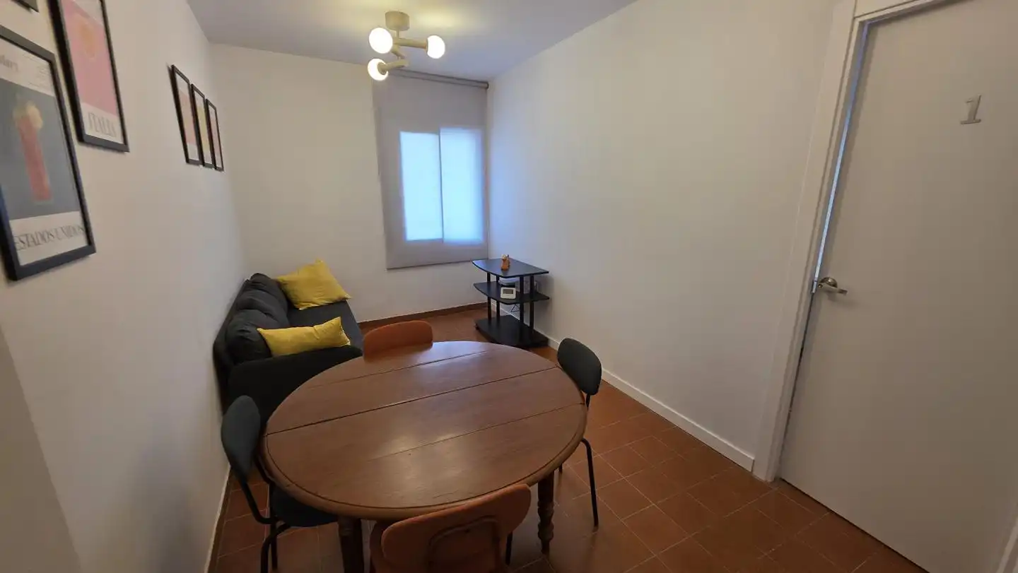 Sala de estar de Piso de alquiler en Terrassa con Calefacción, Amueblado y Balcón