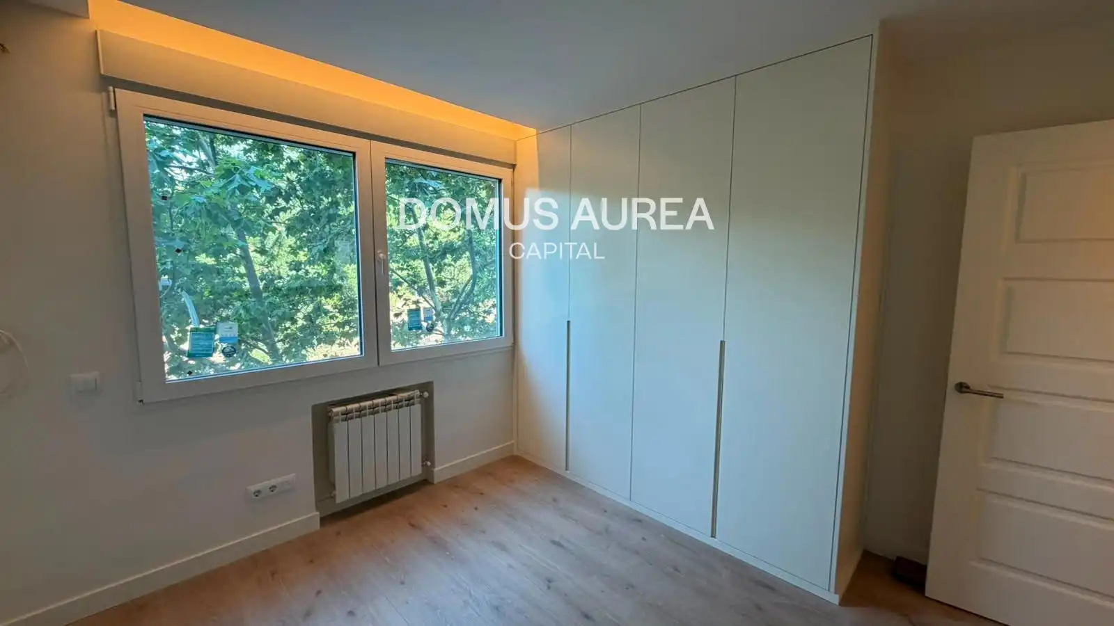 Bedroom of Flat for rent in Madrid  with Air Conditioner, Heating and Parquet flooring