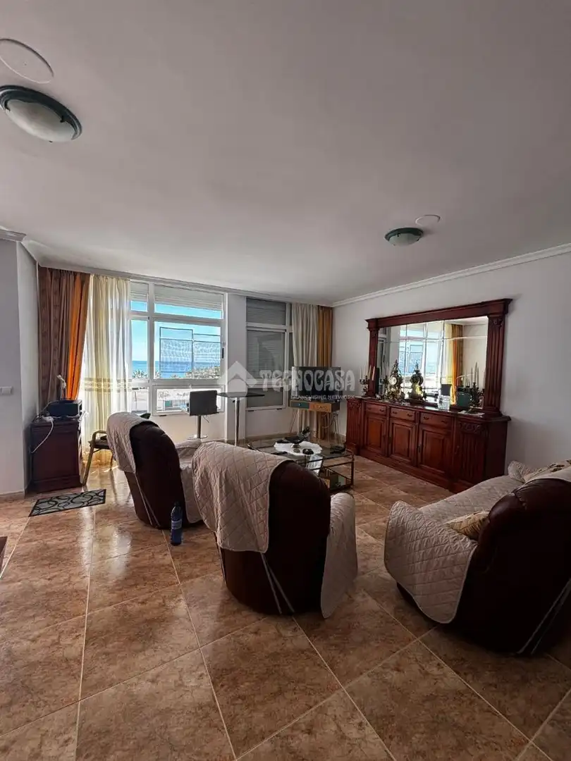 Living room of Flat for rent in Mojácar  with Air Conditioner and Furnished