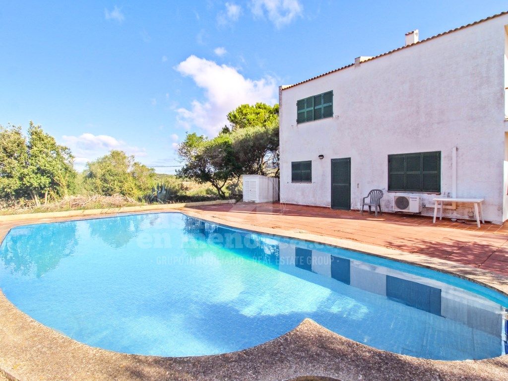 Piscina de Finca rústica en venda en Ferreries amb Aire condicionat, Calefacció i Jardí privat