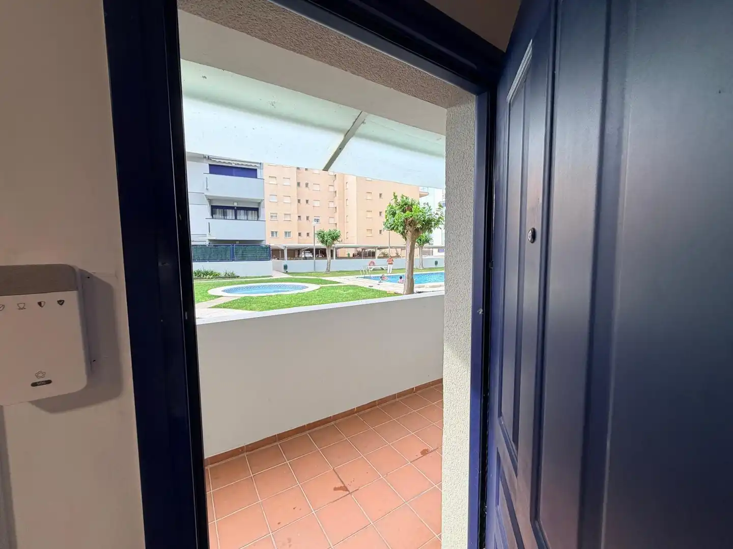 Terrassa de Apartament de lloguer en Daimús amb Aire condicionat, Moblat i Piscina comunitària