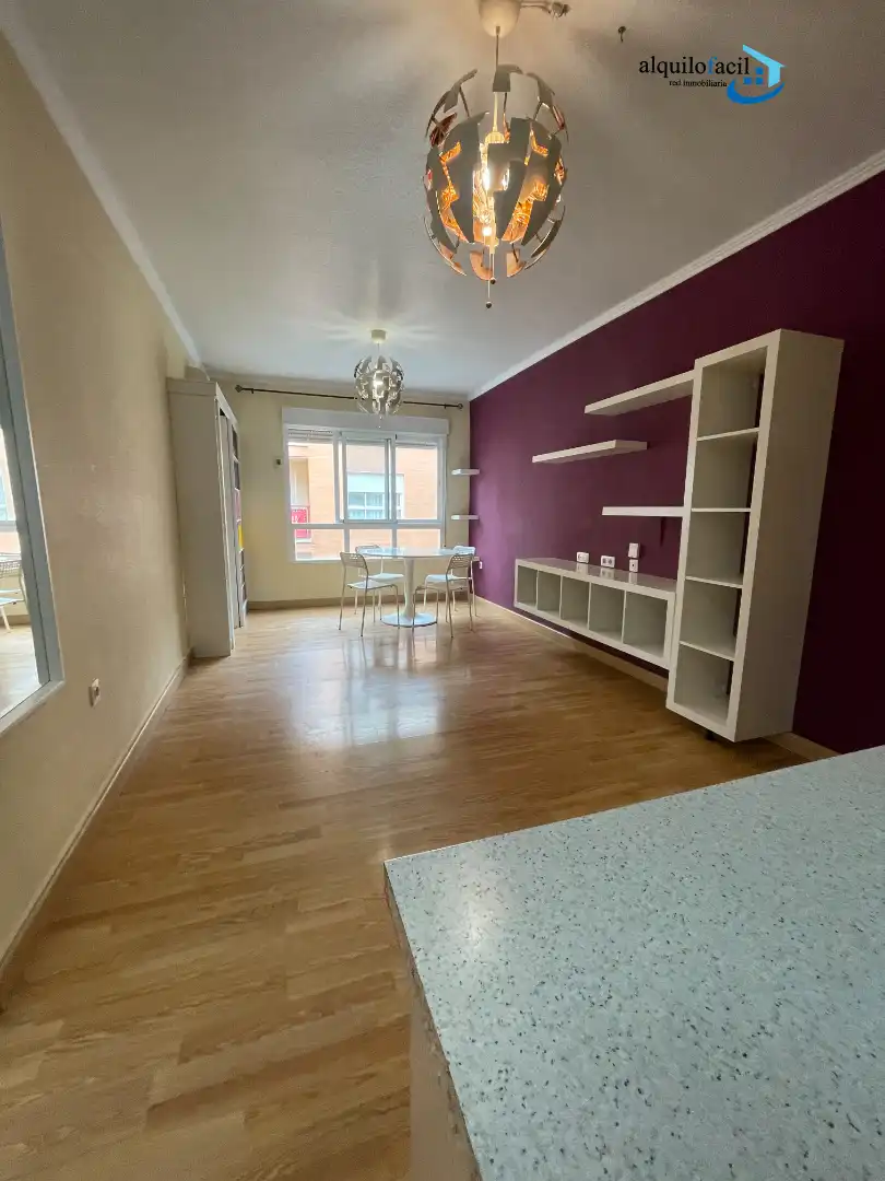 Sala de estar de Piso de alquiler en Alcantarilla con Parquet, Horno y Lavadora