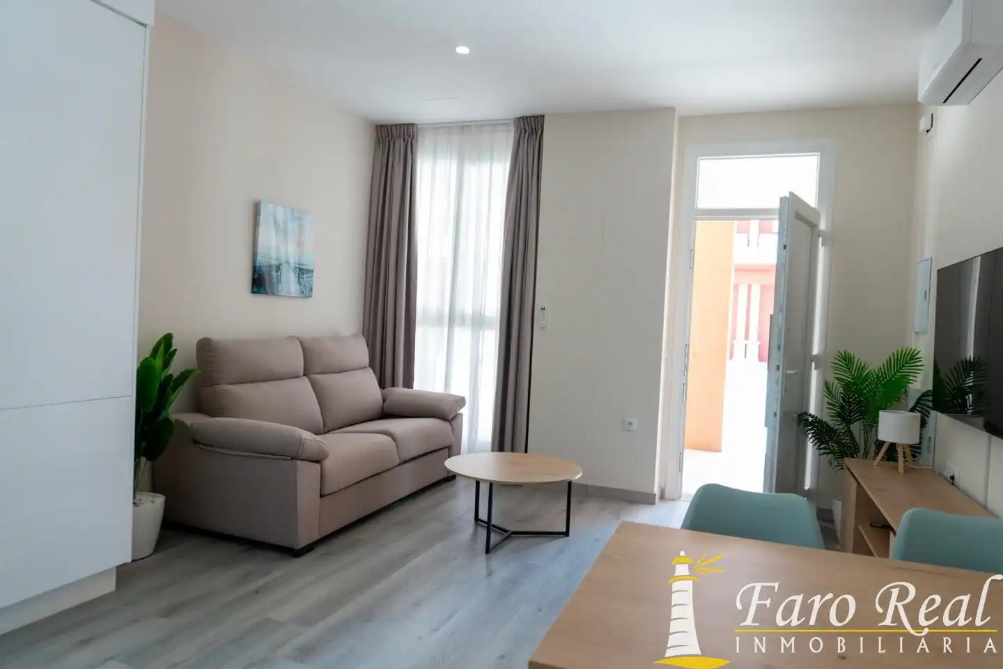 Wohnzimmer von Wohnung zur Miete in Sanlúcar de Barrameda mit Klimaanlage und Möbliert