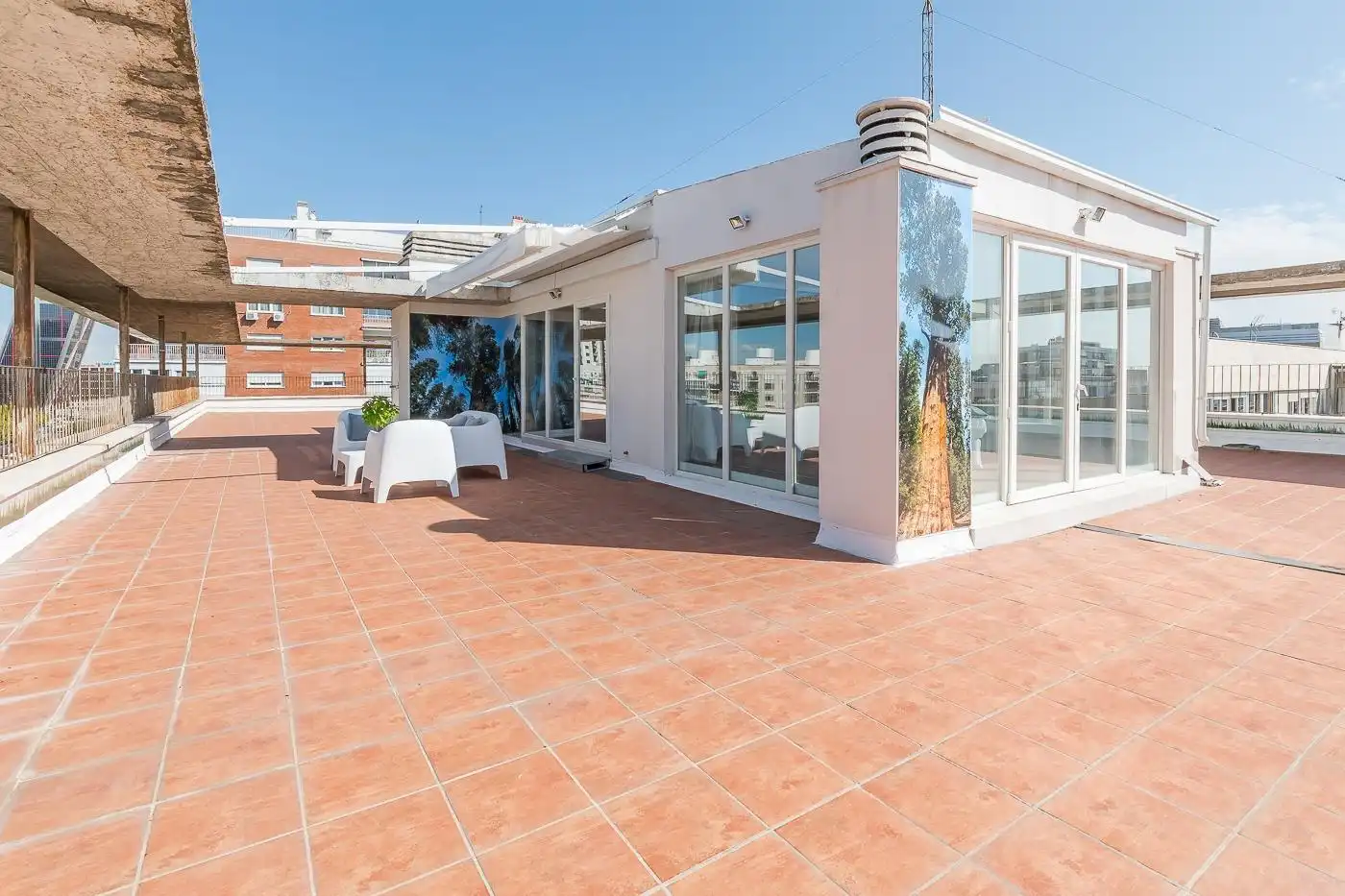 Terraza de Piso de alquiler en Madrid con Aire acondicionado, Calefacción y Terraza