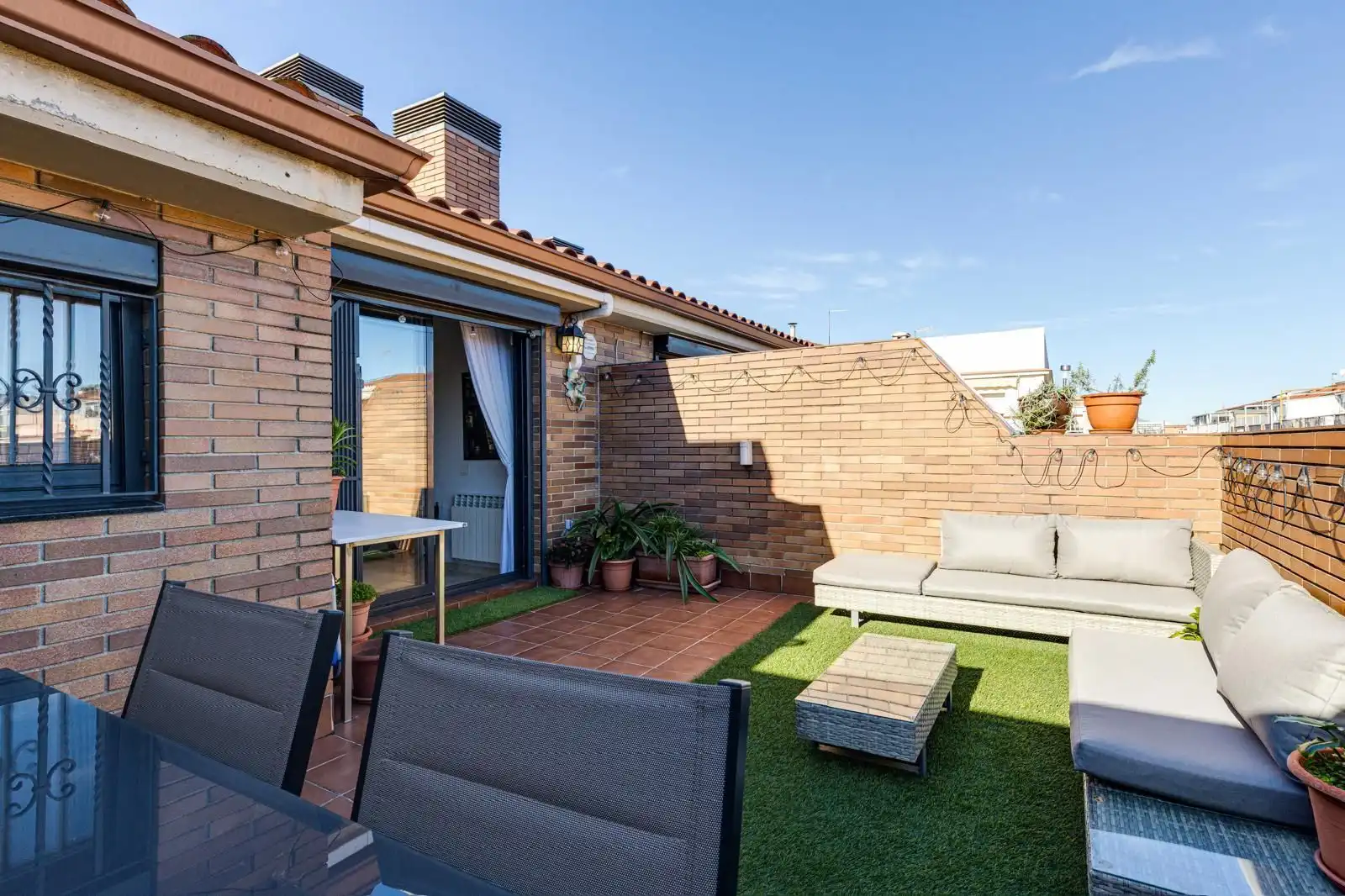Terrace of Flat for sale in Sant Joan Despí  with Air Conditioner, Heating and Private garden