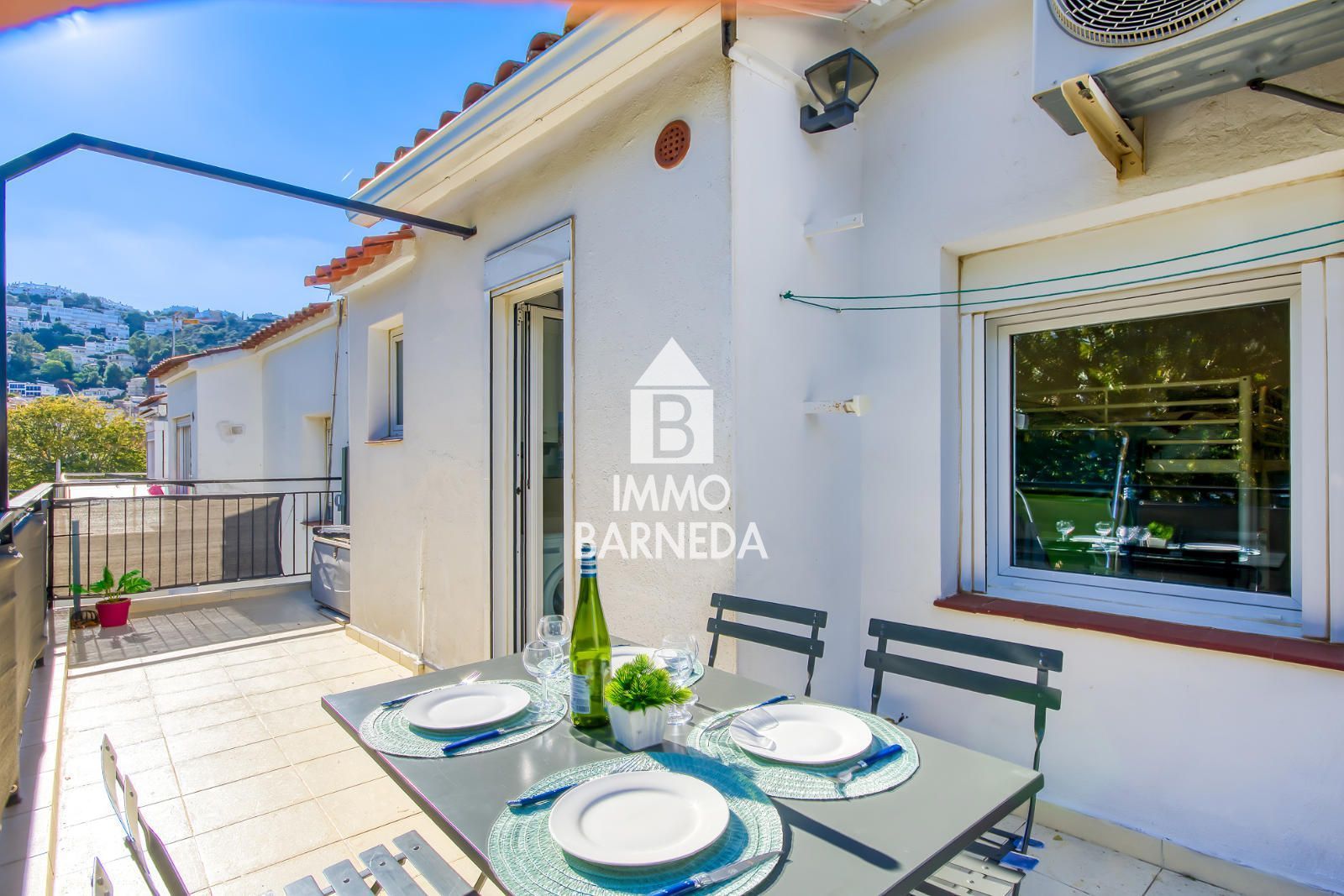 Terrace of Flat for sale in Roses  with Air Conditioner, Heating and Terrace