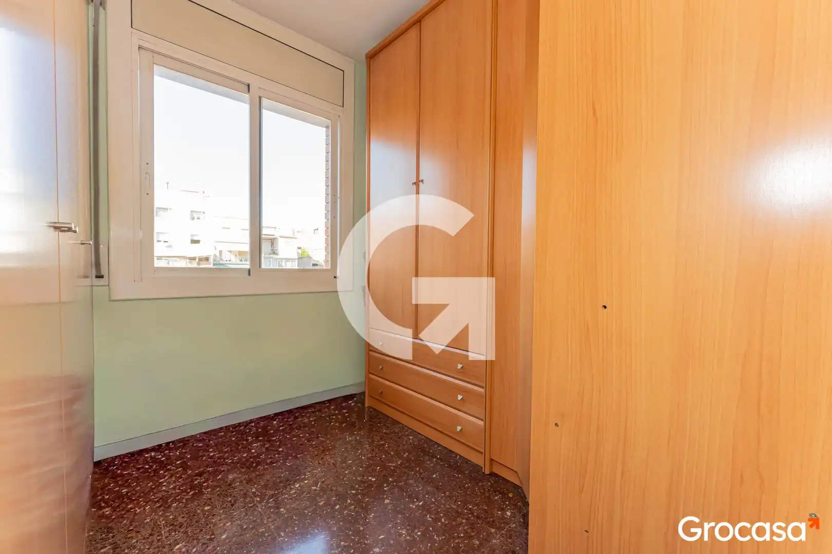 Bedroom of Flat for sale in Cornellà de Llobregat  with Air Conditioner, Heating and Balcony