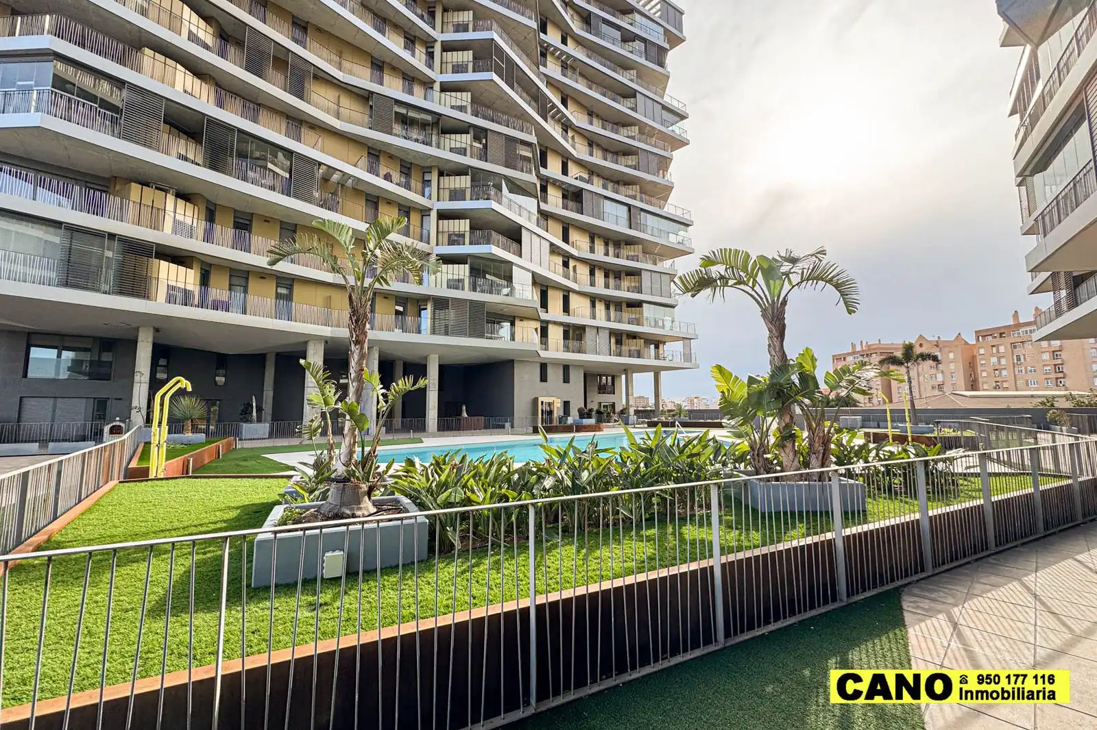 Swimming pool of Flat for sale in Almería  with Terrace, Storage room and Swimming Pool