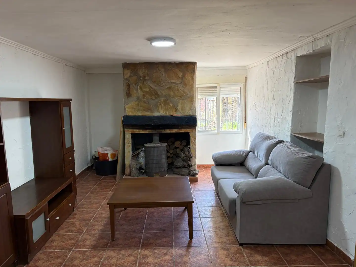 Sala de estar de Casa o chalet en venta en Caudete con Jardín privado, Terraza y Trastero