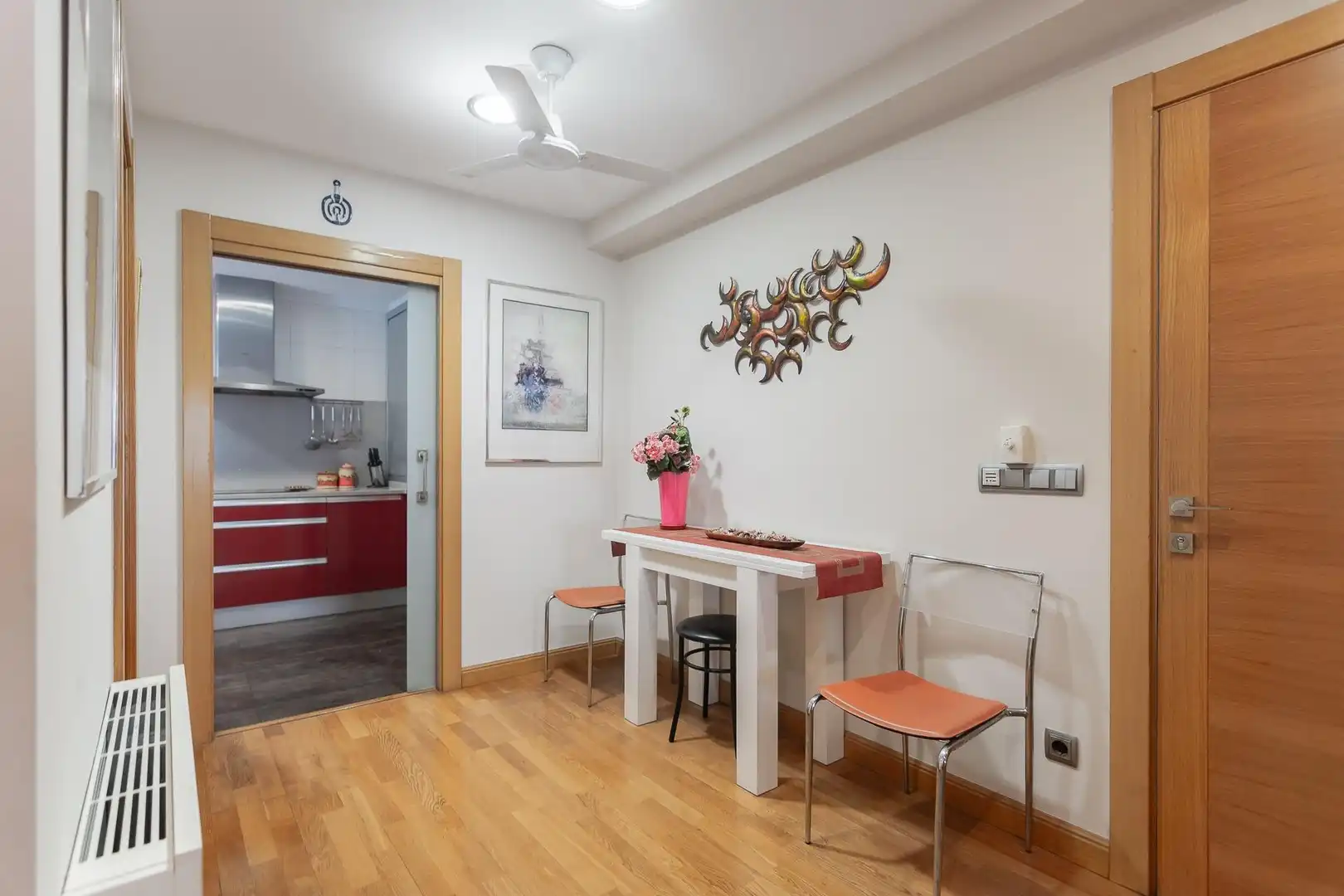 Kitchen of Attic for sale in  Pamplona / Iruña  with Air Conditioner, Heating and Parquet flooring