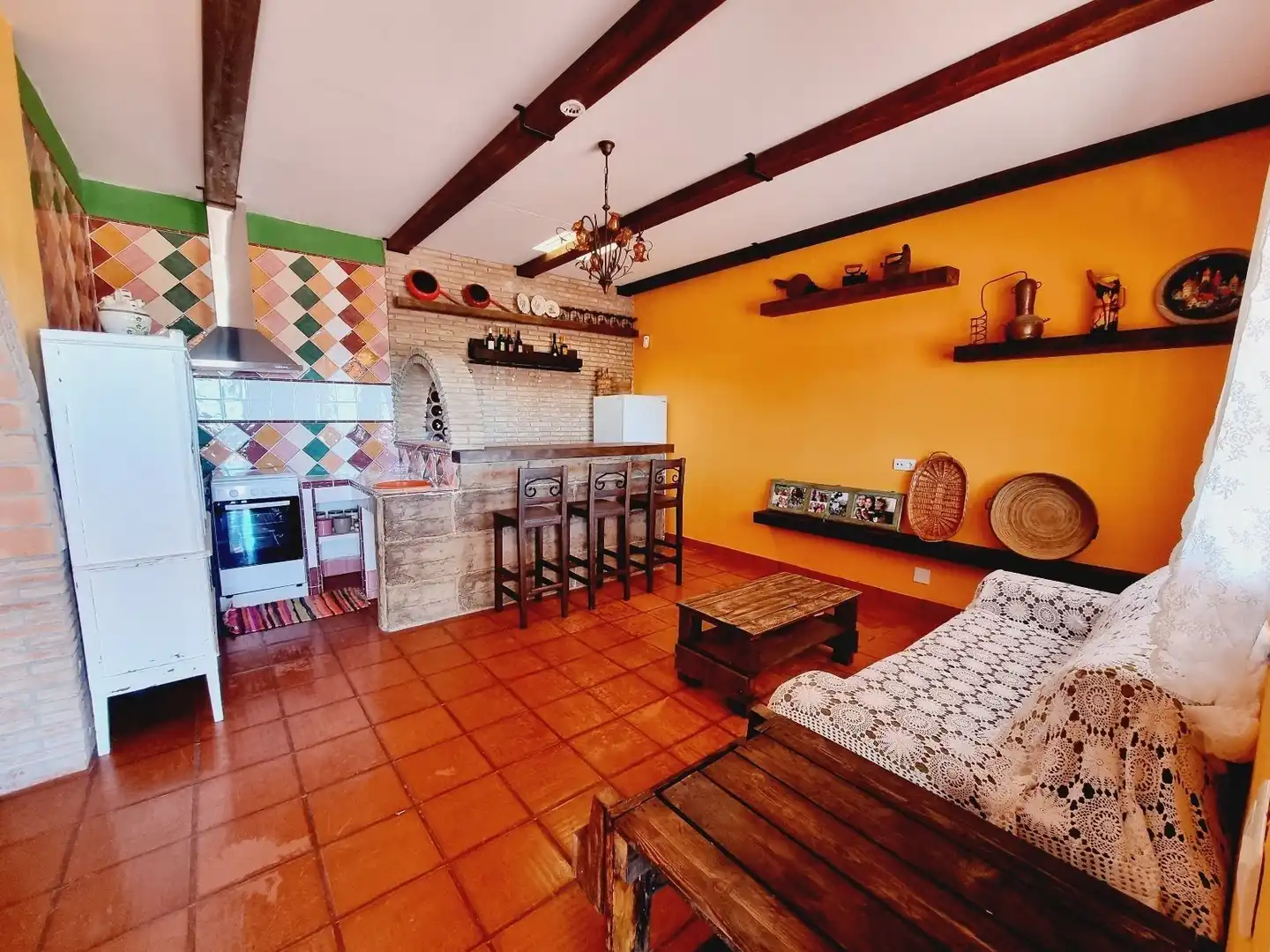 Cocina de Casa o chalet en venta en Cuevas del Almanzora con Aire acondicionado, Terraza y Amueblado