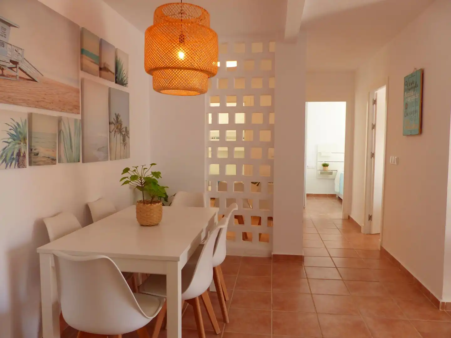 Dining room of Flat for sale in Chipiona  with Air Conditioner, Terrace and Furnished