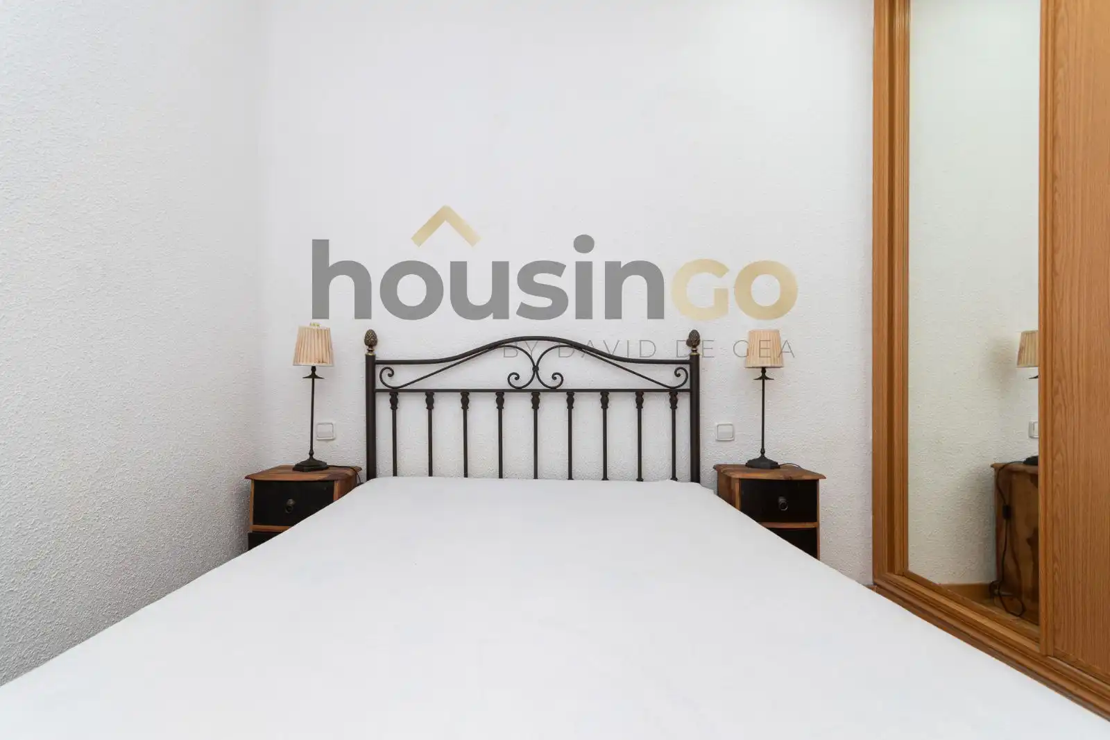 Bedroom of Flat for rent in Madrid  with Heating and Furnished