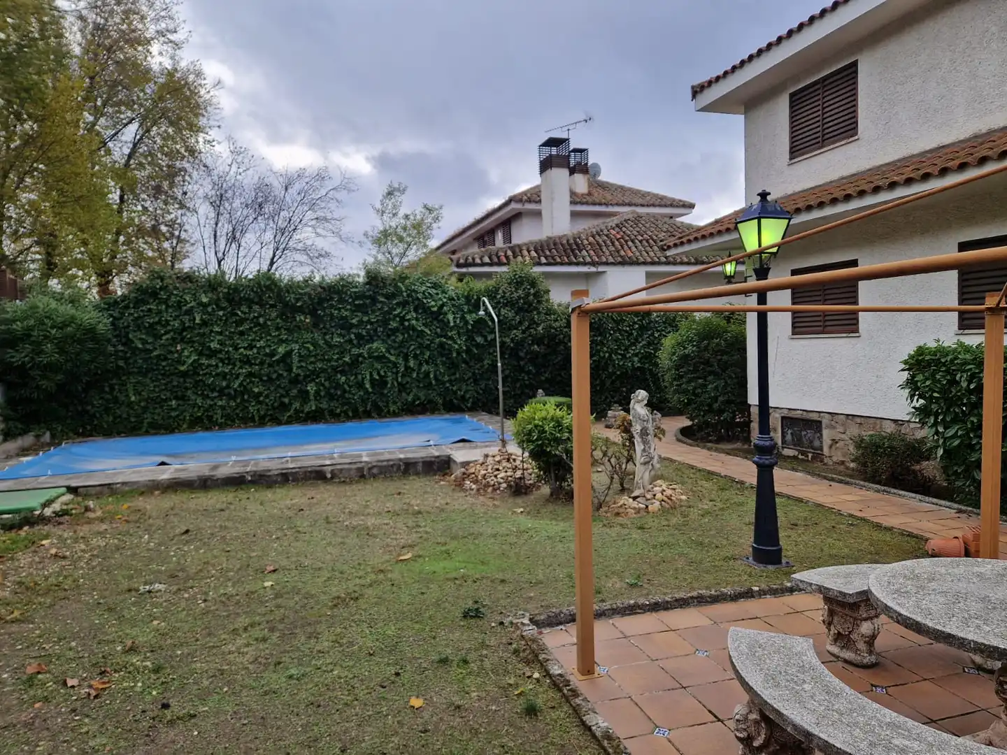 Jardí de Casa o xalet en venda en Alpedrete amb Aire condicionat, Calefacció i Jardí privat
