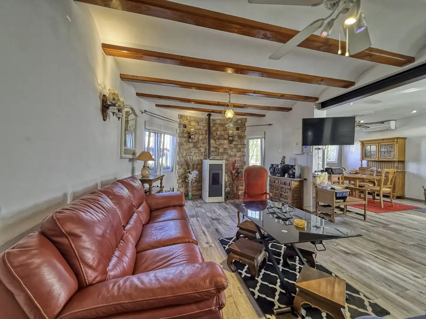 Living room of Houses for sale in Els Poblets  with Air Conditioner, Heating and Terrace