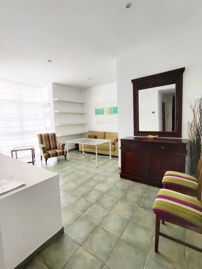 Sala de estar de Piso de alquiler en Huelva con Aire acondicionado, Amueblado y Balcón