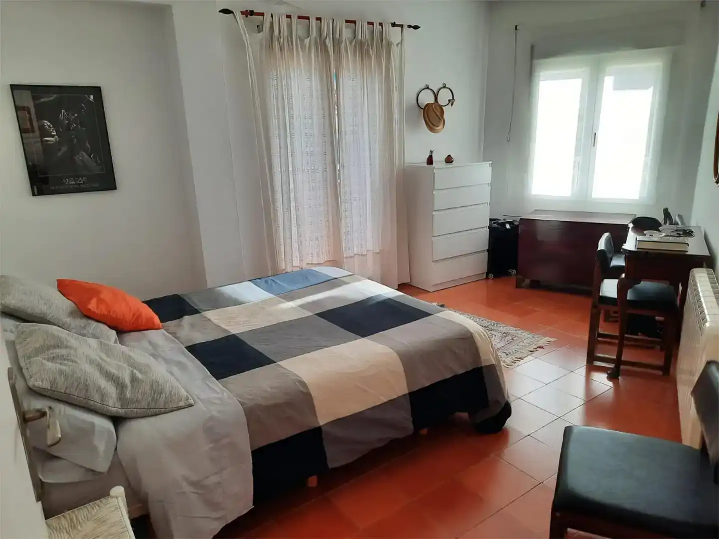 Bedroom of Flat for rent in Moraira  with Washing machine, Microwave and TV