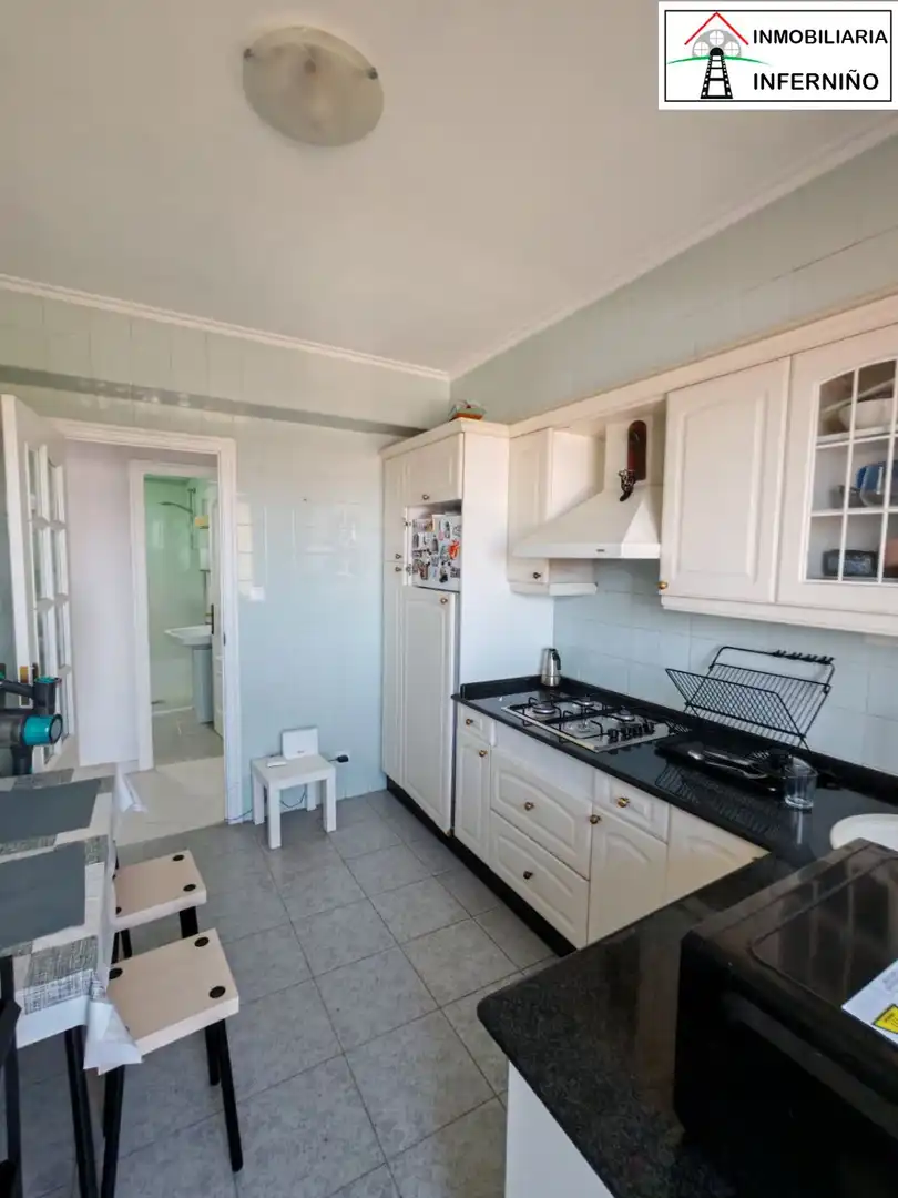 Kitchen of Flat for sale in Ferrol  with Balcony