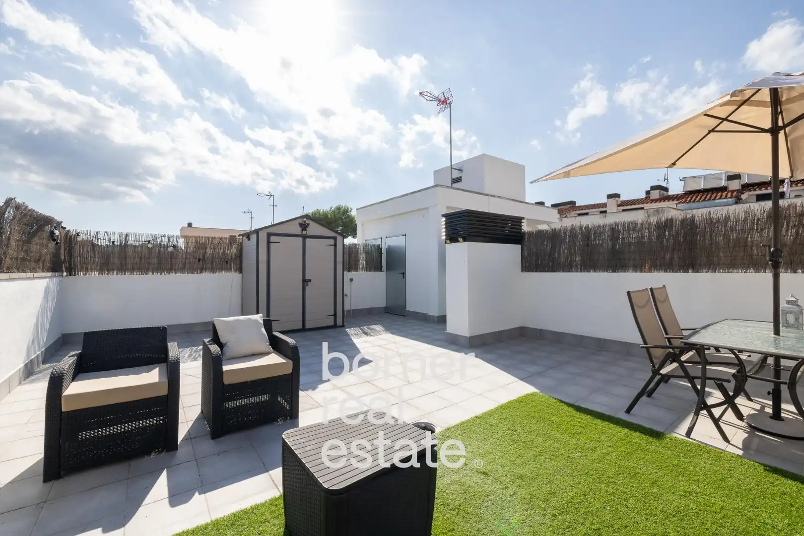 Terrace of Flat for sale in Terrassa  with Air Conditioner, Heating and Parquet flooring