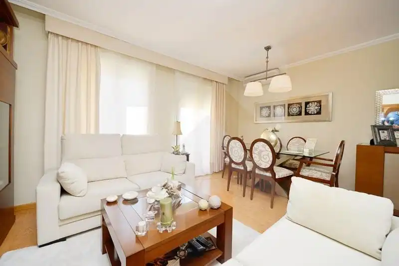 Sala de estar de Ático en venta en Valdemoro con Aire acondicionado, Calefacción y Terraza