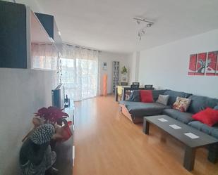 Living room of Flat for sale in Igualada  with Heating, Parquet flooring and Terrace