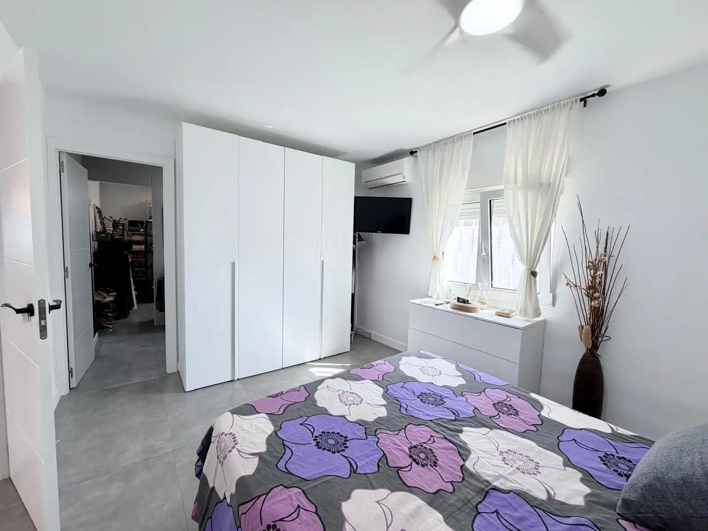 Bedroom of Houses for sale in Roquetas de Mar  with Air Conditioner, Heating and Private garden