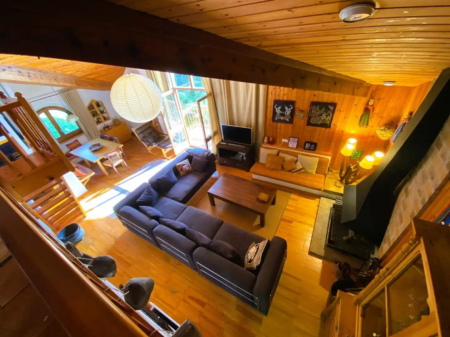 Sala de estar de Casa adosada de alquiler en Llívia, Girona