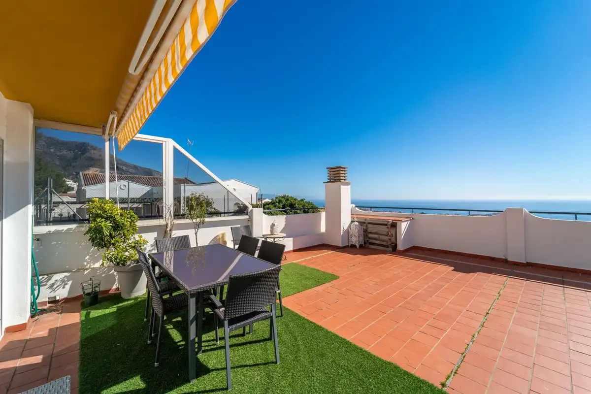 Terrace of Apartments for sale in Benalmádena  with Air Conditioner, Private garden and Terrace