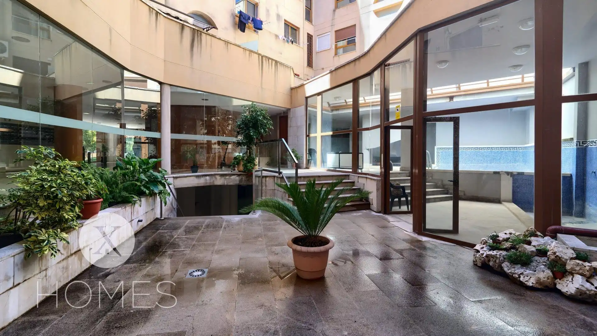 Terrasse von Maisonette zur Miete in Valencia mit Klimaanlage, Heizung und Möbliert