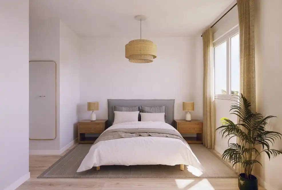 Bedroom of Apartments for sale in Málaga  with Air Conditioner, Terrace and Storage room
