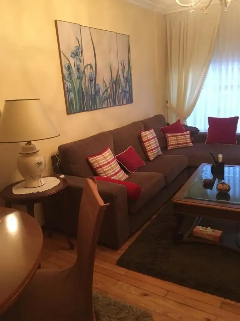 Living room of Flat for rent in Santiago de Compostela   with Heating and Furnished