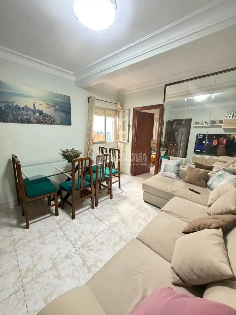 Sala de estar de Piso en venta en Madrid