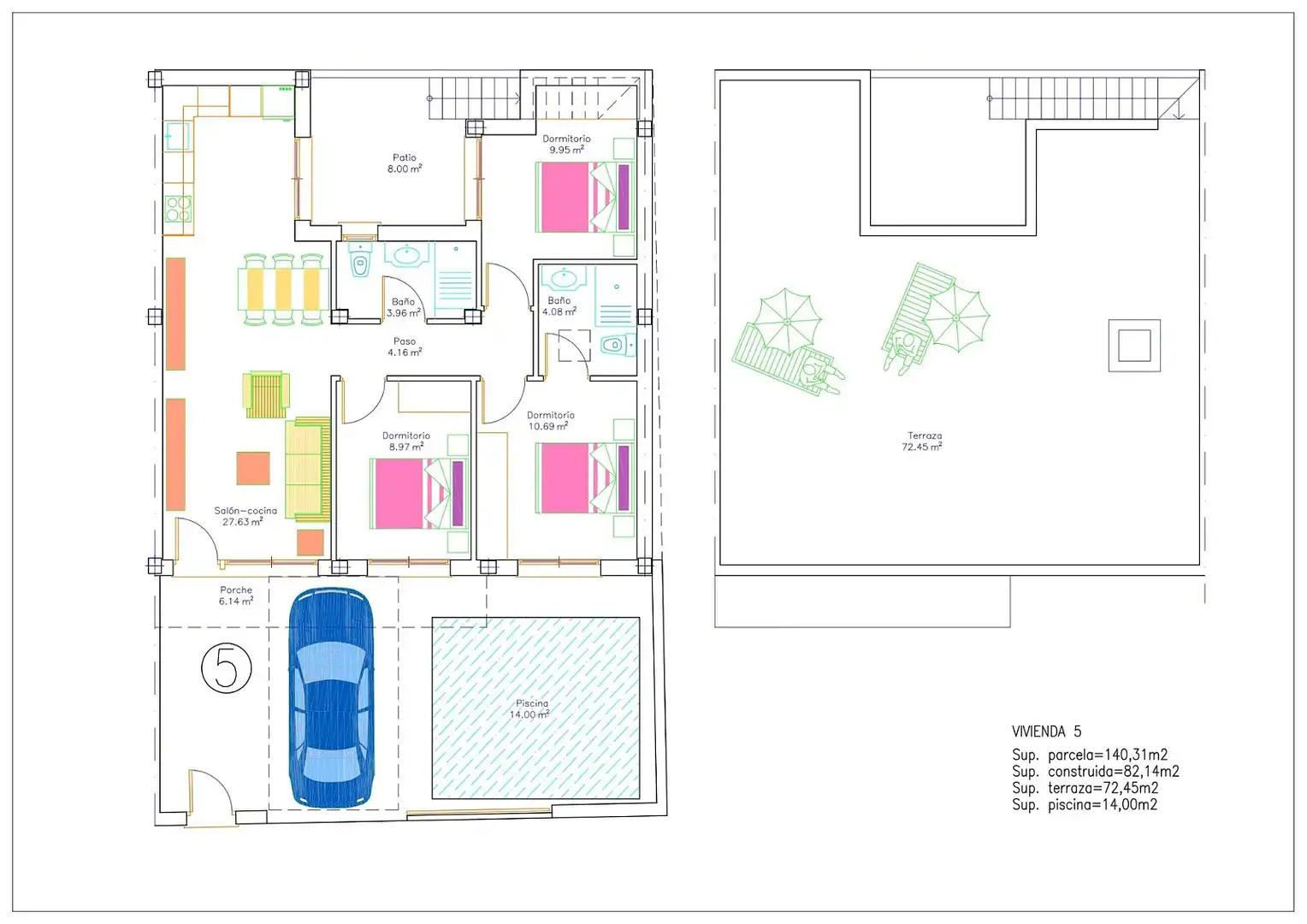 Casa con piscina in vendita a Campo de Murcia, imagen 15