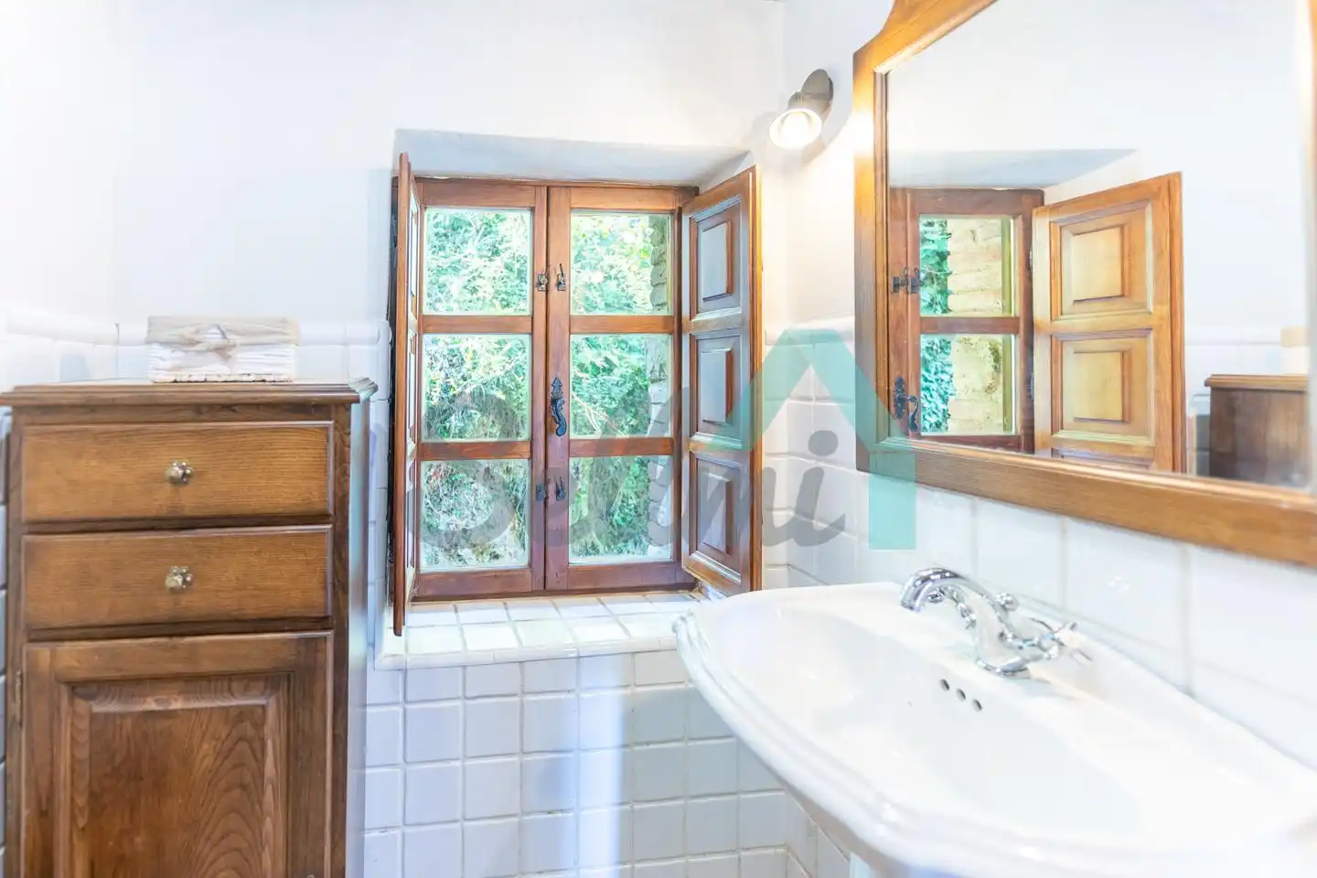 Baño de Casa o chalet en venta en Morcín con Jardín privado, Terraza y Balcón