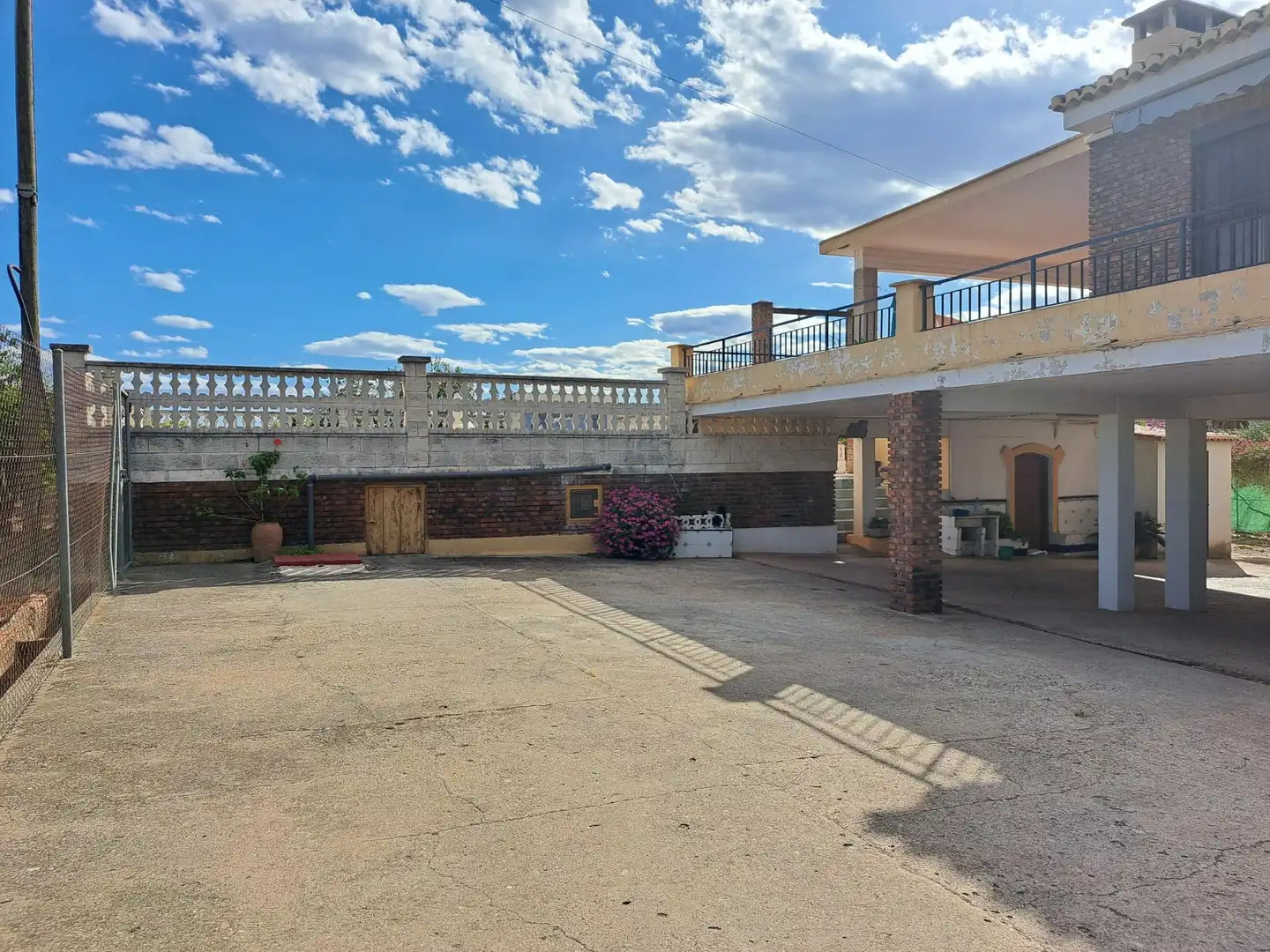 Terraza de Finca rústica en venta en La Pobla Llarga con Jardín privado, Terraza y Trastero