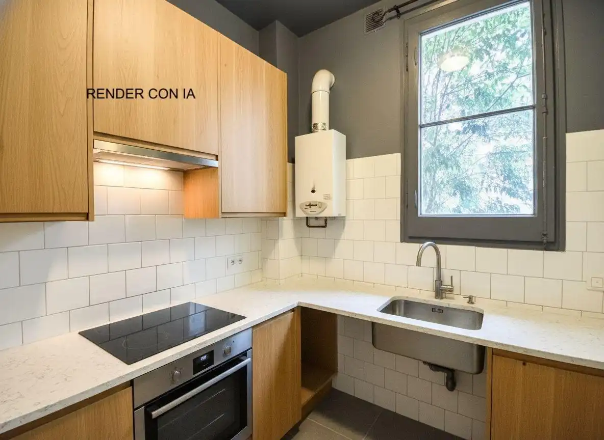 Cocina de Casa o chalet en venta en Barcelona